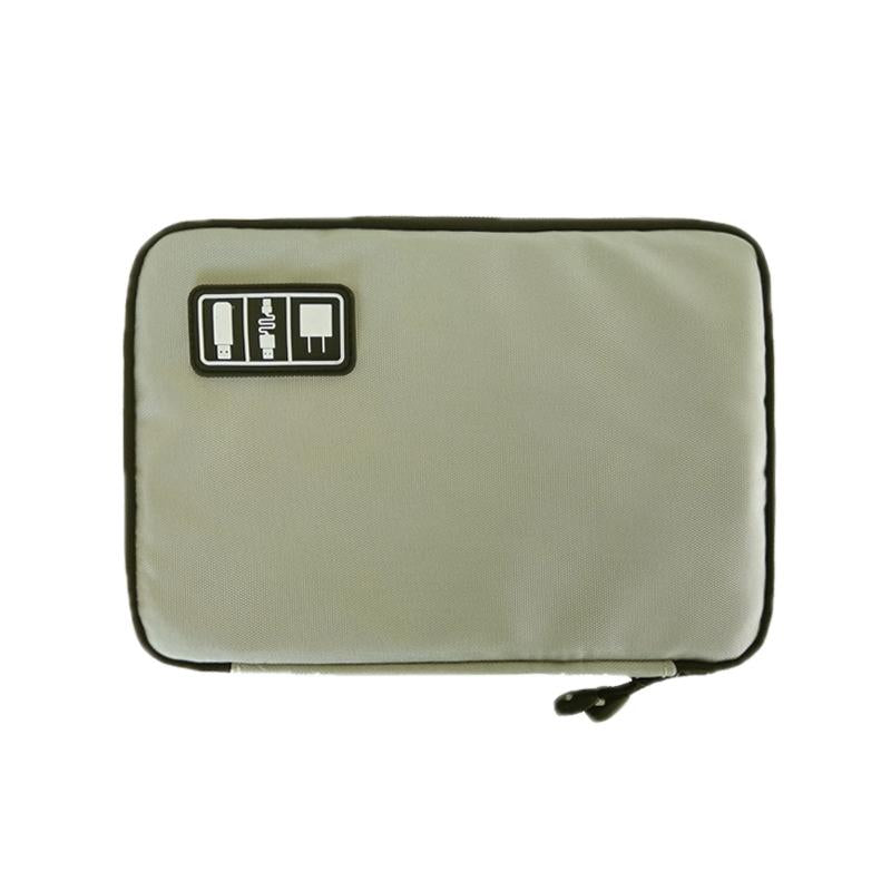 NNEDSZ Portable Multifunctional u Disk Storage Bag for Mobile Phone Accessories - Grey